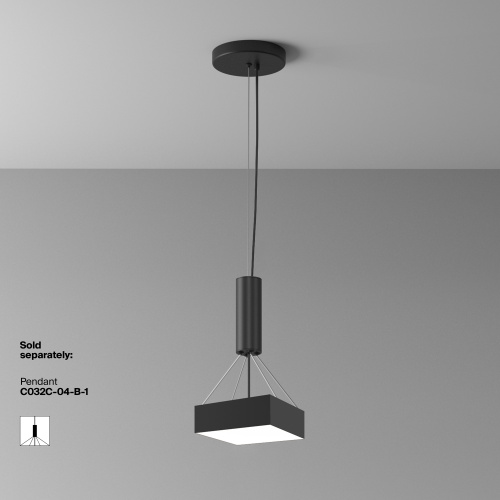 Потолочный светильник Technical C032CL-24W4K-SQ-B фото 3
